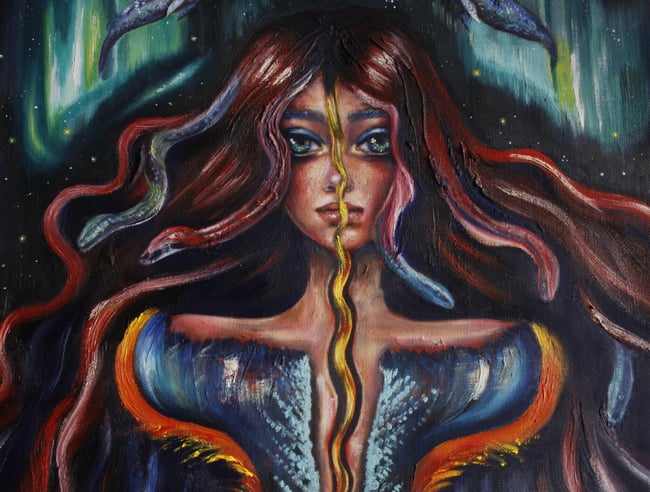 Ascension Original Oil Painting 