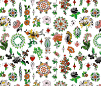Image 2 of Funky Garden Wallpaper SKU: LLW100