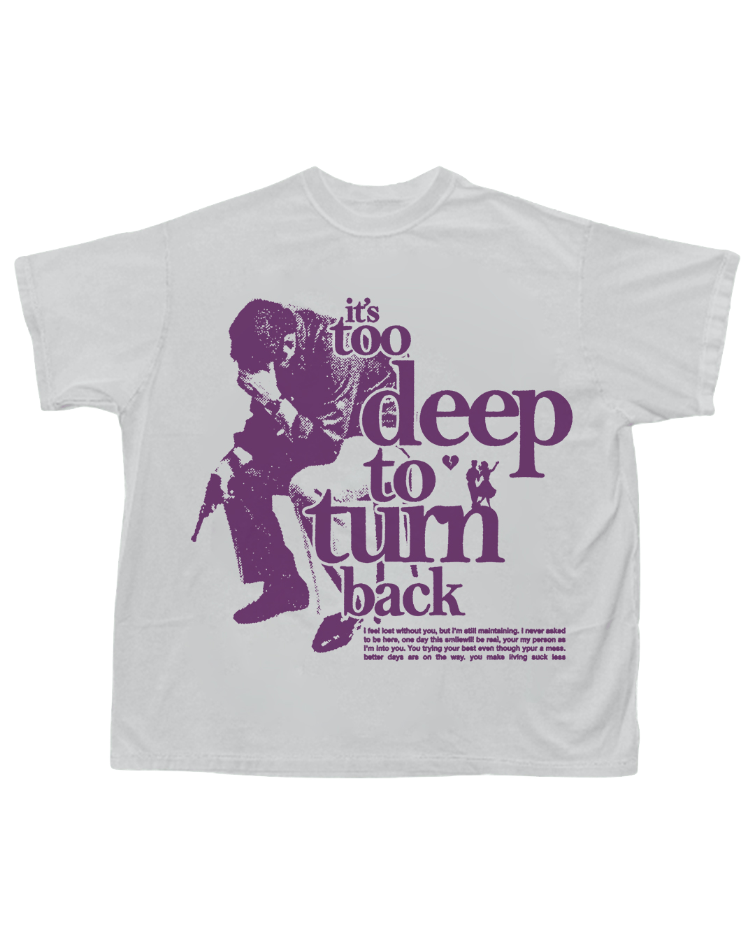 Image of "Too Deep" Tee - Purple