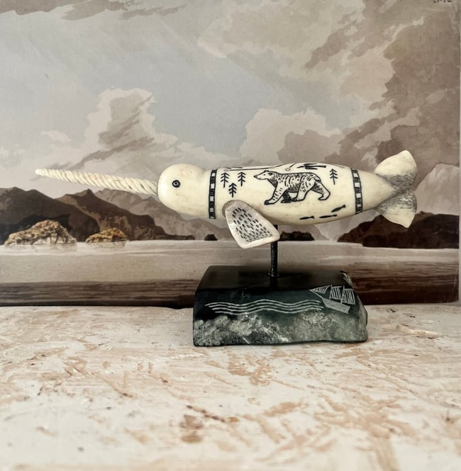 UNICORN OF THE SEA SCULPTURE