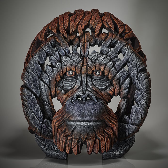 Edge Sculpture "Orangutan Bust"