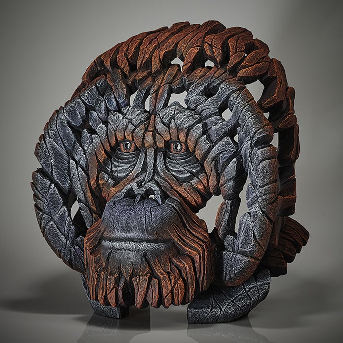 Edge Sculpture "Orangutan Bust"