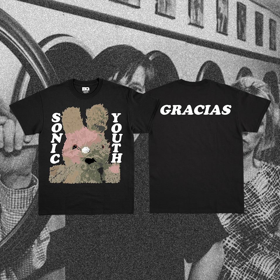 Image of SONIC YOUTH " GRACIAS " Bootleg T-SHIRT