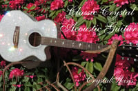 Image 2 of Acoustic Crystal Covered Guitar