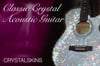 Acoustic Crystal Covered Guitar