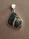 Green Jasper Pendant (#1008)