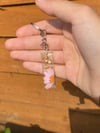 Floral Glitter Keyrings