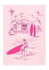 Vintage Summer Surfer