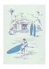 Vintage Summer Surfer Image 2