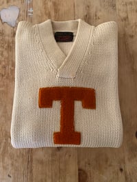 Image 1 of 30s O'SHEA LETTERMAN COLLEGE JUMPER WITH PATCH