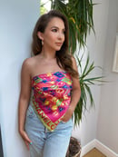 Image 1 of Chanel 90’s Rare Silk Patterned Scarf