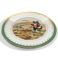 Image 2 of Won't stop us - Self-portrait  - Vintage Spanish Porcelain Plate - #0762
