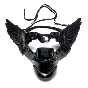 Image of SNEAKER WING MASK / JS AD / BLACK