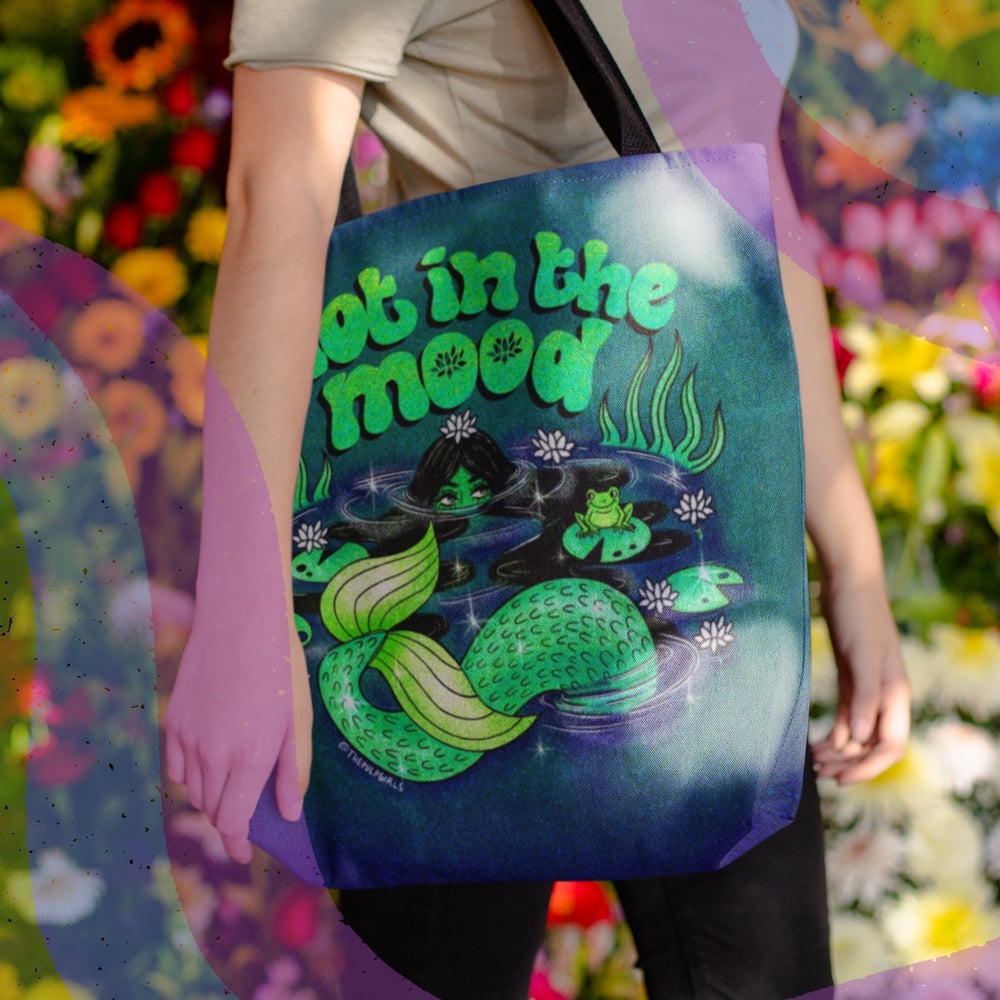 Image of MOODY MERMAID TOTE BAG