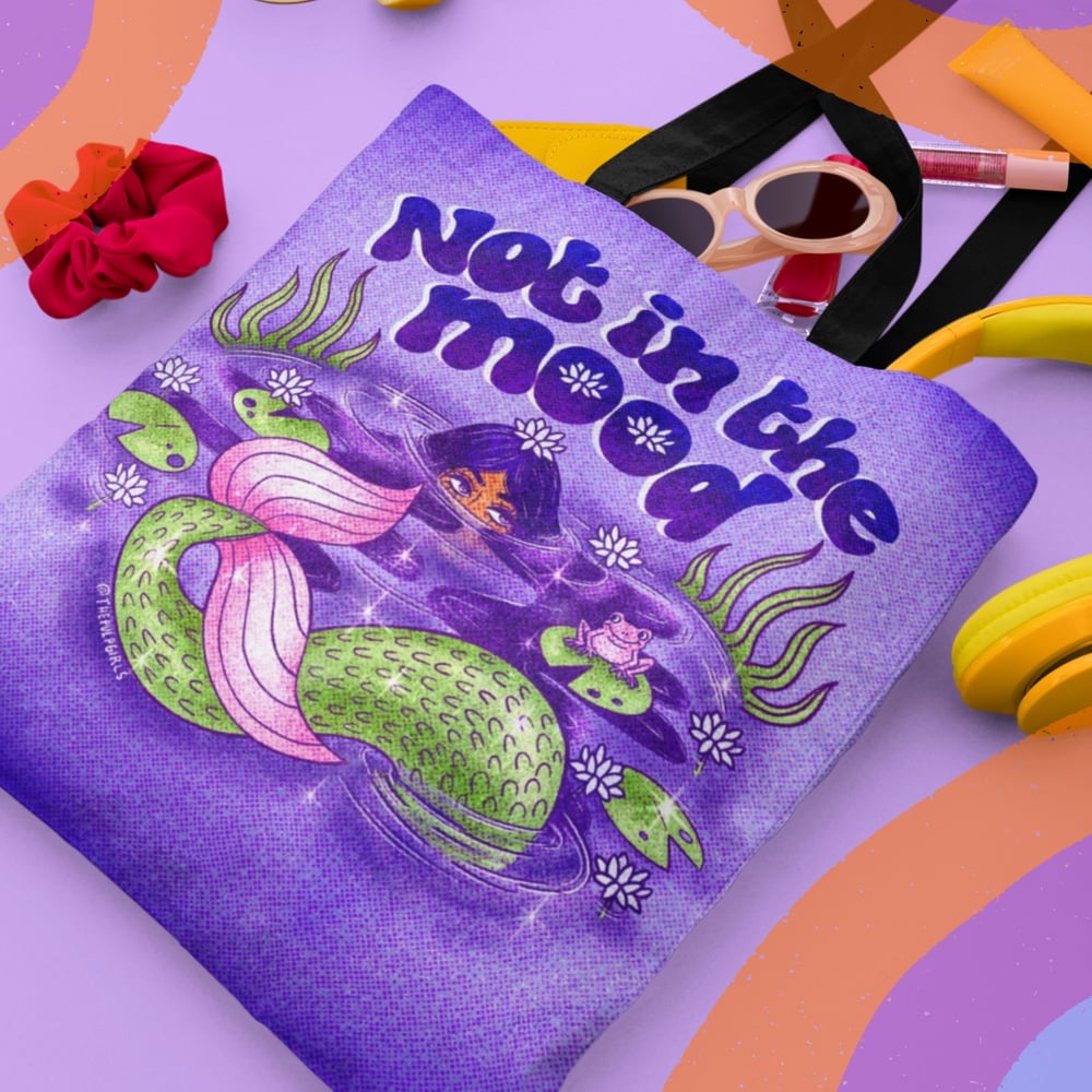 Image of MOODY MERMAID TOTE BAG