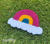Cloudy Rainbow Wall / Floor Rug