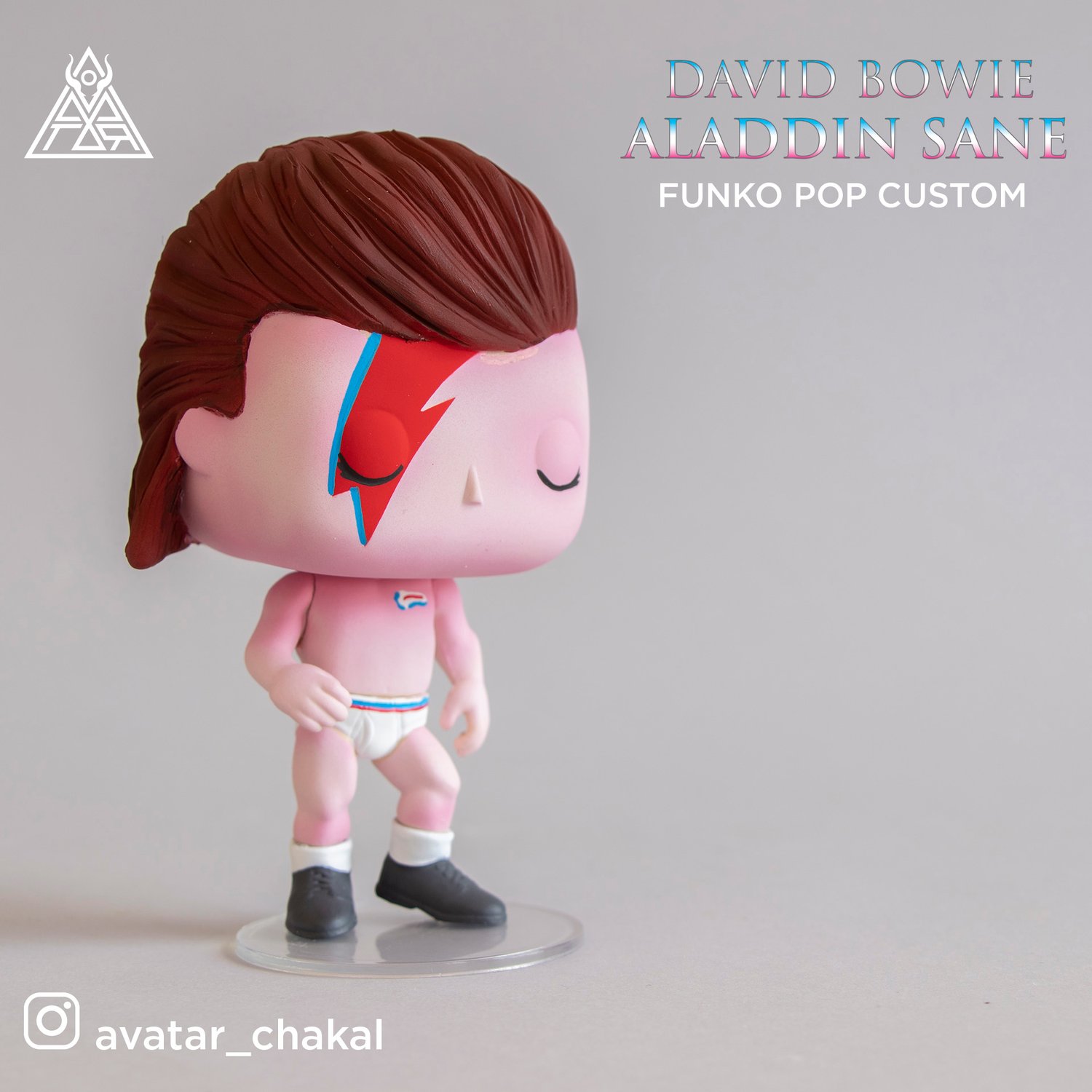 Image of David Bowie (funko pop custom)