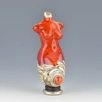 Image 2 of XXXL. Marmalade Goddess - Flamework Glass Sculpture Bead 