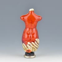 Image 4 of XXXL. Marmalade Goddess - Flamework Glass Sculpture Bead