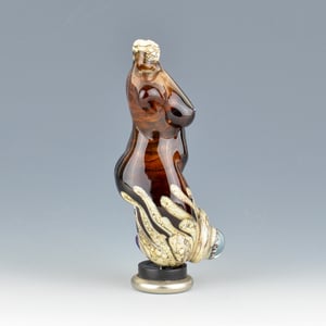 Image of XXL. Burnt Sugar Goddess - Flamework Glass Sculpture 