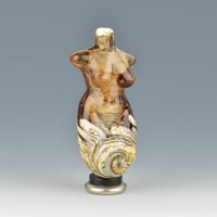Image 1 of XXL. Coming Up Roses Goddess - Flamework Glass Sculpture Bead