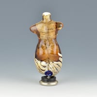 Image 3 of XXL. Coming Up Roses Goddess - Flamework Glass Sculpture Bead