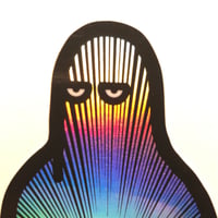 Image 2 of FINE, I'LL SHINE HOLOGRAPHIC STICKER