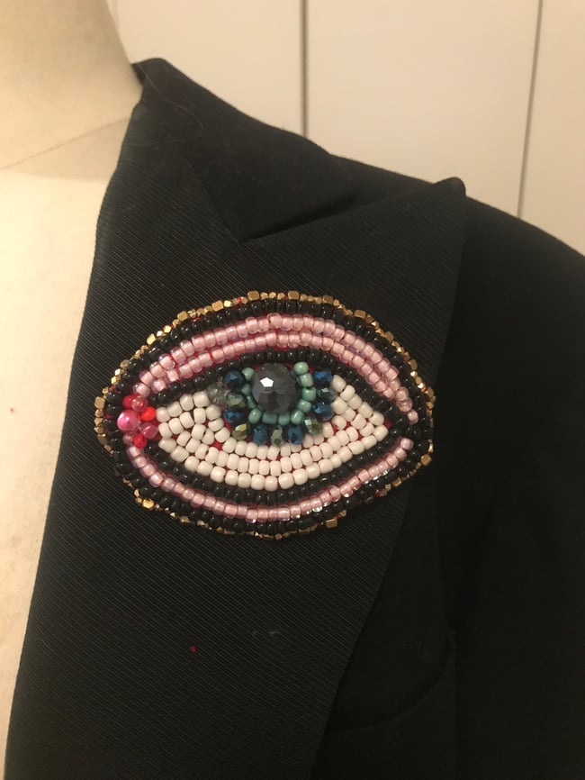 Eye See You Brooch 