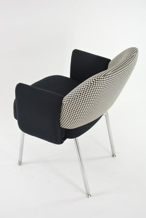 Image of Fauteuil DEAUVILLE Noir et PDP