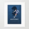 Mickey Barrett - Hall of Fame Print