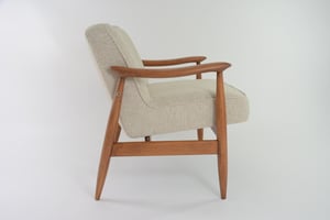 Image of Fauteuil Varsovie beige chiné