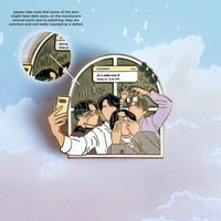 Image 2 of Jin's Selfie Time Enamel Pin 🤍