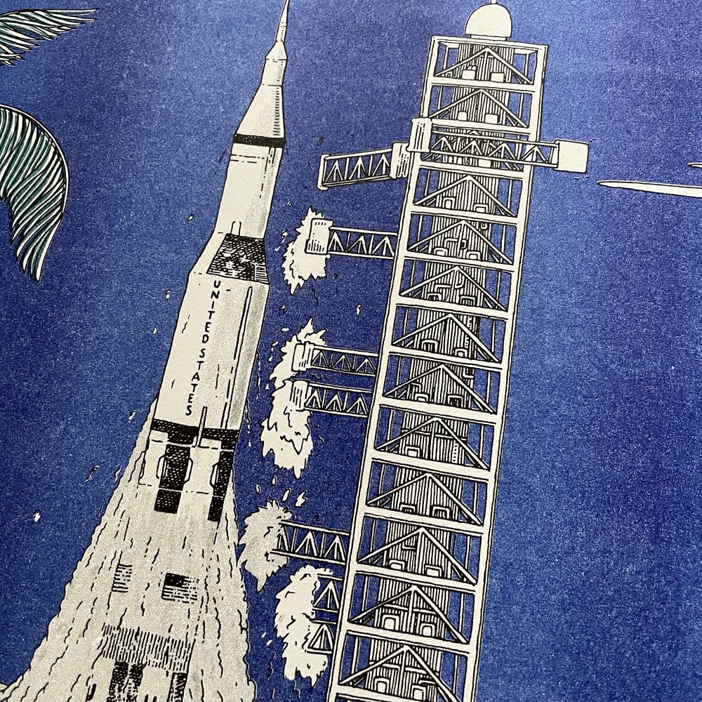 Image of Space Race riso print pack