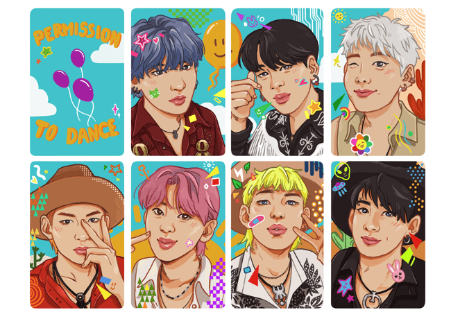 Photocard BTS "Permission To Dance" 