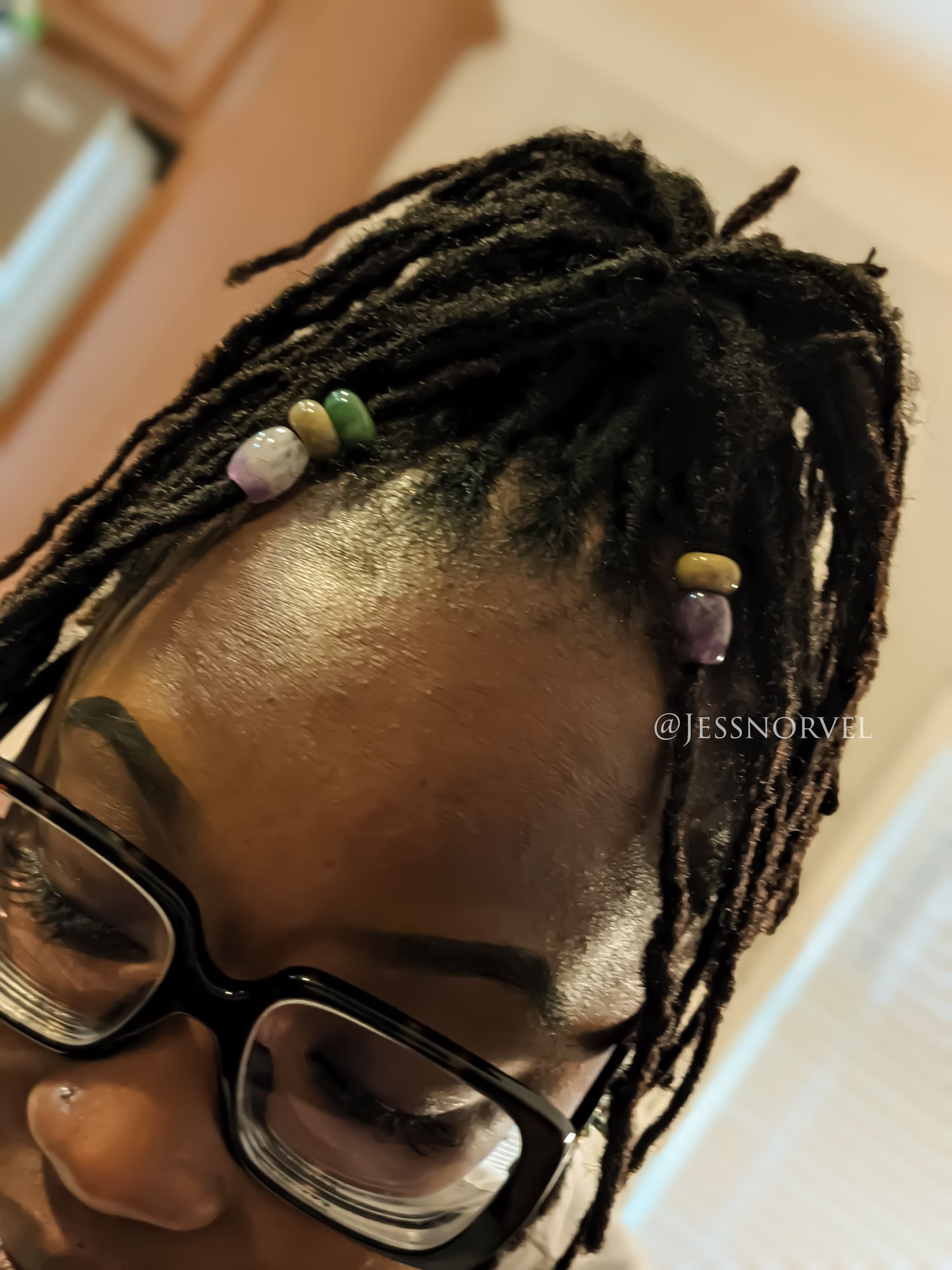 Image of Crystal hair jewelry