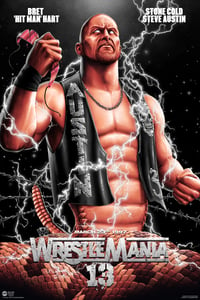 WWE STONE COLD WM13 - METALLIC AP  (MOND0)