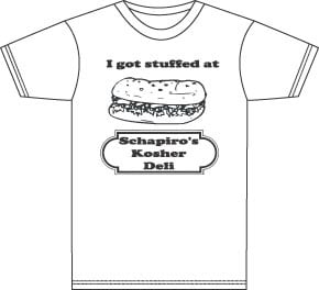 Image of I GOT STUFFED AT SCHAPIRO'S KOSHER DELI