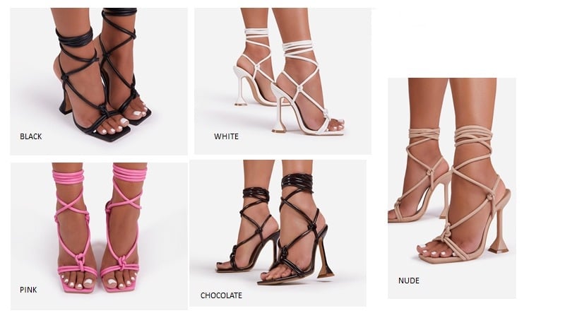 Image of LIYAH STRAPPY HEELS