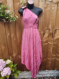 Image 1 of Pink tie dye dress