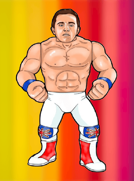 Image of DYNAMITE KID Wrestling Megastars Series 1 Deluxe Figure
