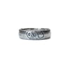 Georgian skull band in sterling silver or gold