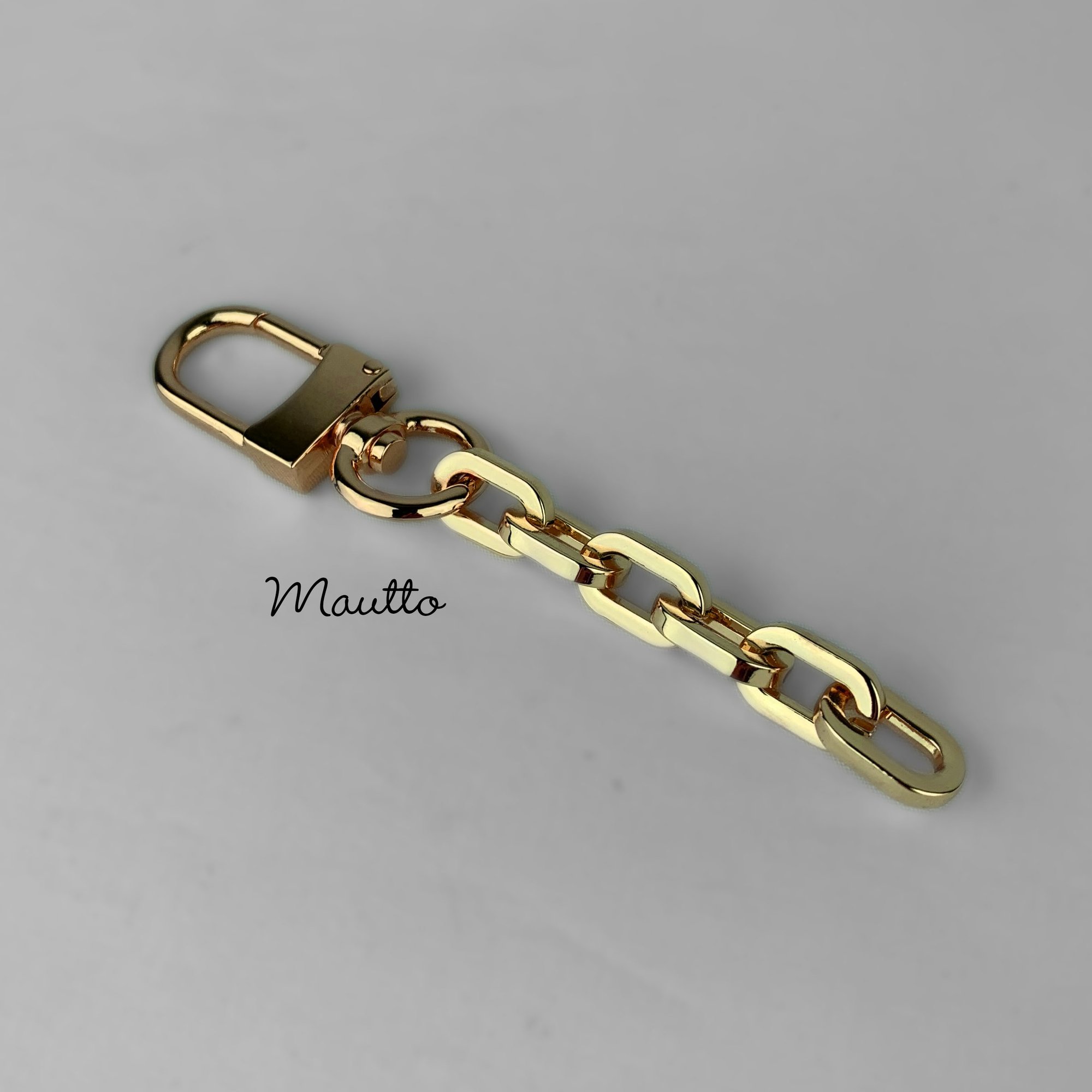 Strap Extender for LV & more - Large Clip for Bags with Thick Hardware -  Heavy Duty Gold-tone Chain