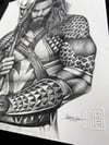 Original Drawing - Aquaman (Jason Momoa)