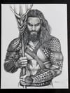 Original Drawing - Aquaman (Jason Momoa)