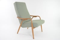 Image 1 of Fauteuil J vert bleu