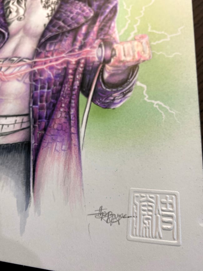 Original Drawing - The Joker ( Jared Leto ) Suicide Squad