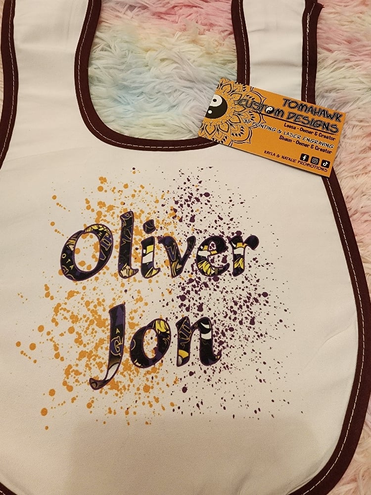 Image of Baby Bib. 