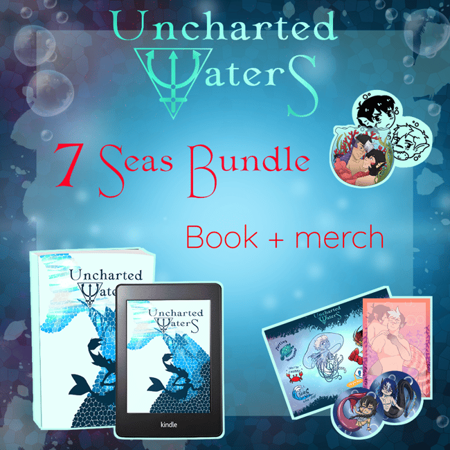 "7 Seas" Bundle - (book+physical & digital merch) 