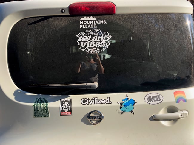 old growth is my temple — sticker