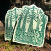 old growth is my temple — sticker